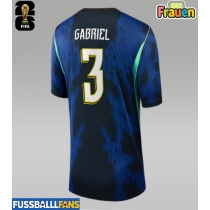 Brasilien Gabriel Magalhaes #3 Auswärtstrikot Frauen WM 2026 Kurzarm